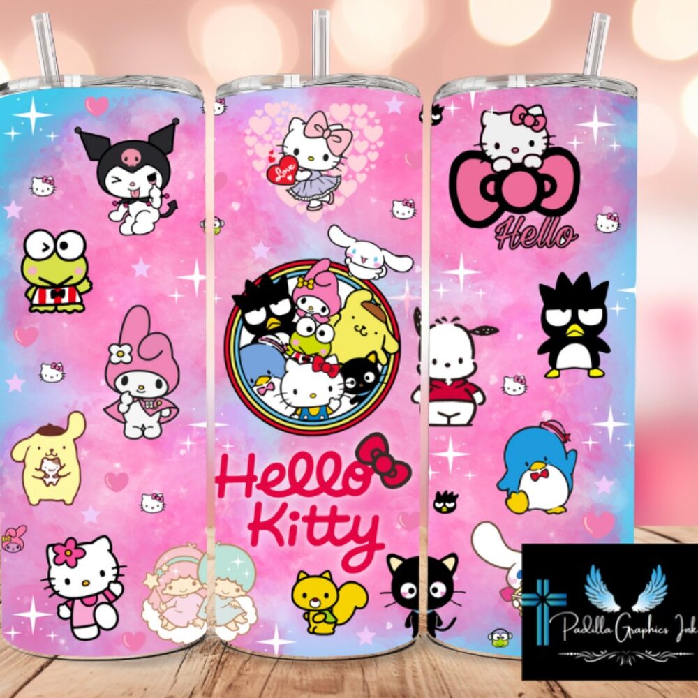 Kitty and friends 20oz tumbler